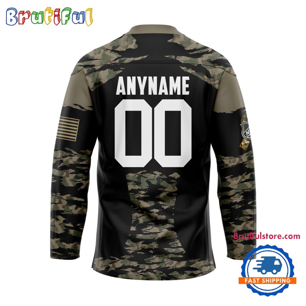 NHL Anaheim Ducks Custom Honoring Veterans Camo Hockey Jersey