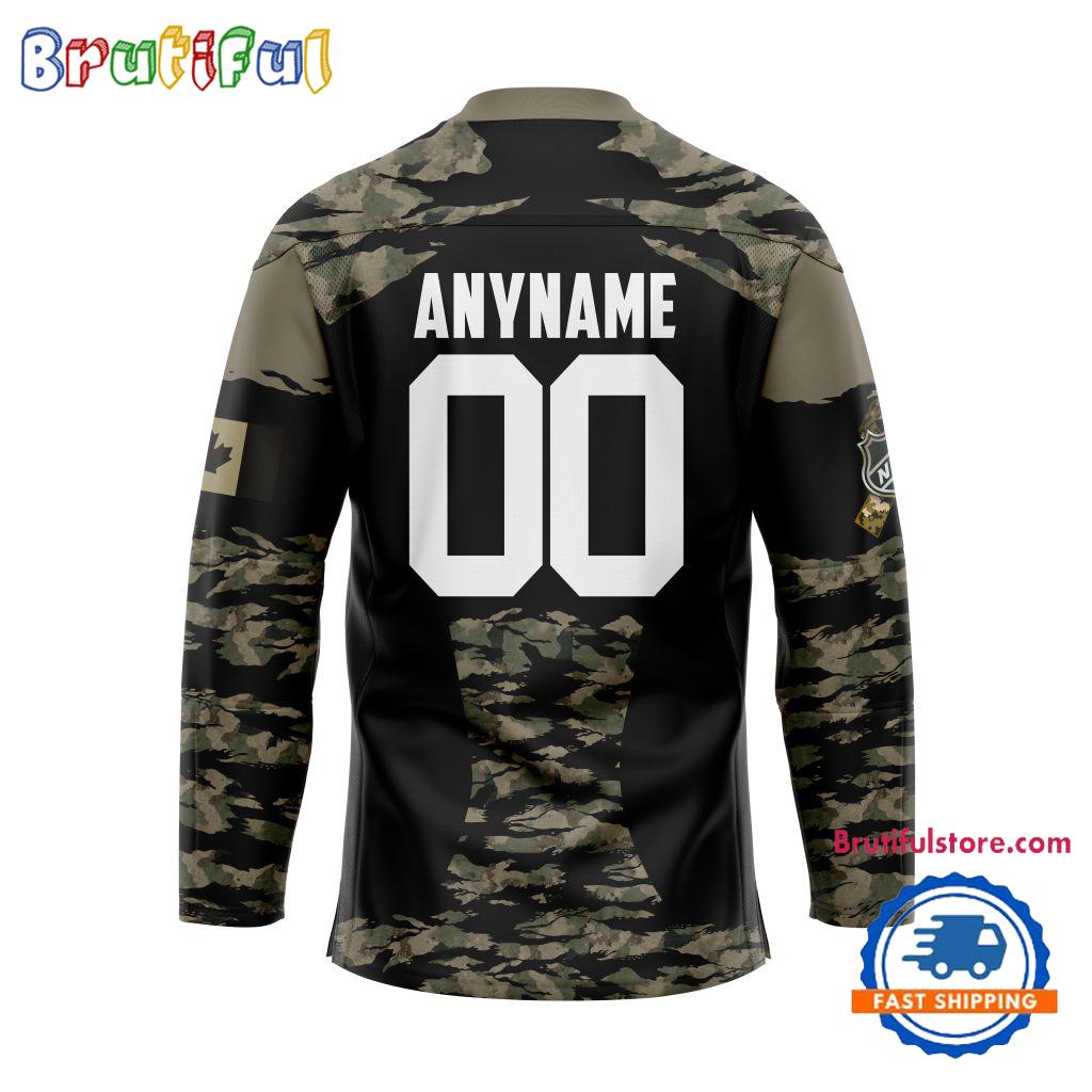NHL Montreal Canadiens Custom Honoring Veterans Camo Hockey Jersey